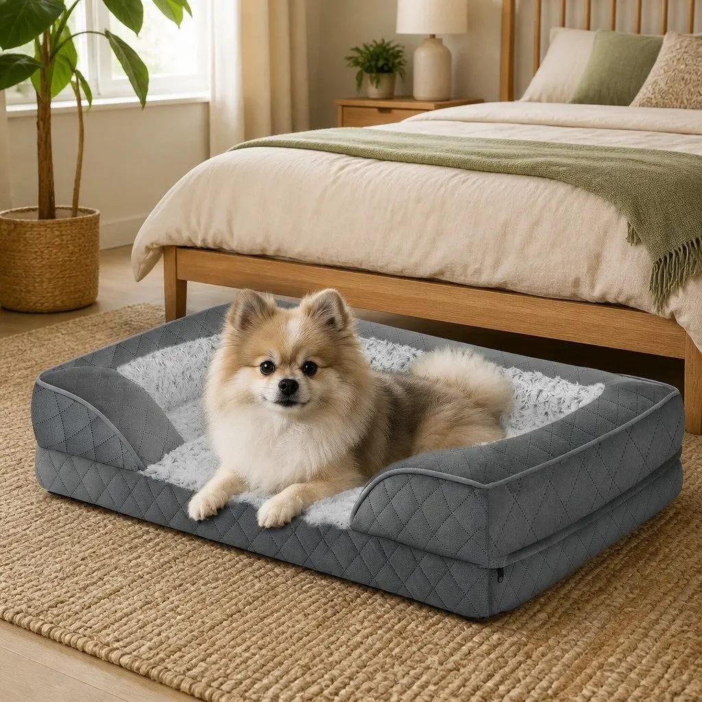 Orthopedic Memory Foam Dog Bed