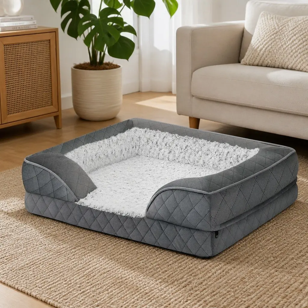 Orthopedic Memory Foam Dog Bed