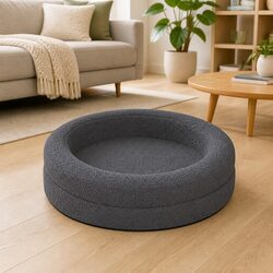 Orthopedic Dog Bed: 78cm x 78cm x 20cm with Waterproof Liner