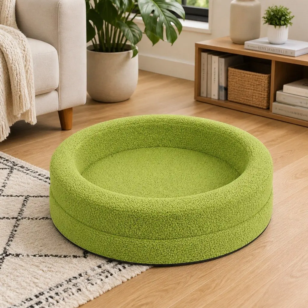 Orthopedic Memory Foam Dog Bed for Calming Use 78cm x 78cm x 20cm