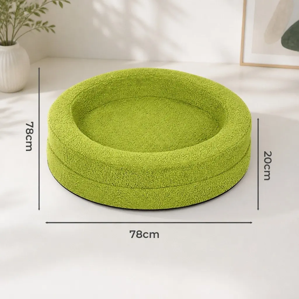 Orthopedic Memory Foam Dog Bed for Calming Use 78cm x 78cm x 20cm