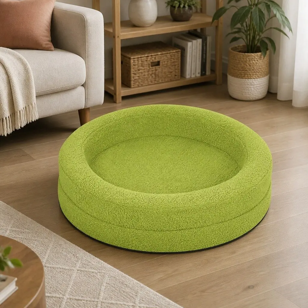 Orthopedic Memory Foam Dog Bed for Calming Use 78cm x 78cm x 20cm