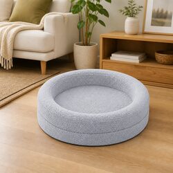 Orthopedic Memory Foam Dog Bed Calming Nest Waterproof Sherpa Pet Sofa with
