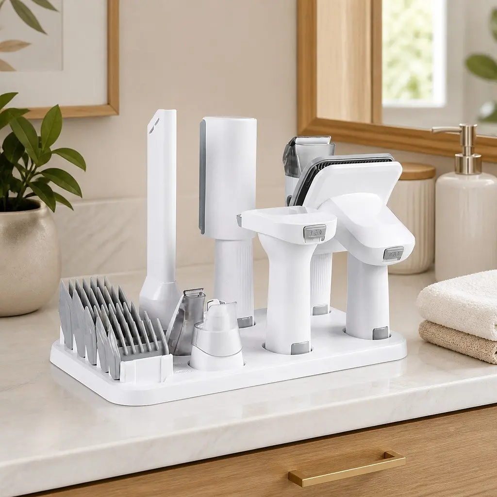 Pet Grooming Kit Vacuum Hair Dryer Remover 7 in 1 Dog Cat Deshedding Clipper