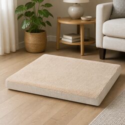Dog Bed Dimensions: 120 x 90 x 15 cm, Washable Cover