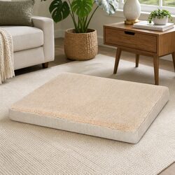 Soft Dog Bed Dimensions 130 x 100 x 15 cm, Linen Fabric