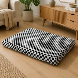 Orthopedic Dog Bed: 120x90 cm, Egg-Crate Memory Foam