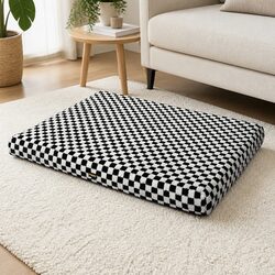 Orthopedic Dog Bed: 120x90 cm, Egg-Crate Memory Foam
