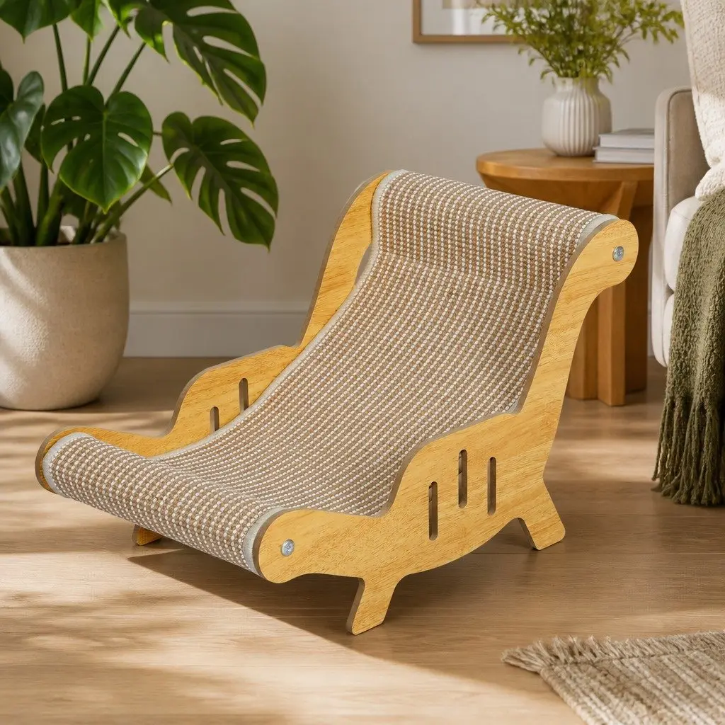 Cat Scratcher Bed Lounge Chair Indoor Furniture 48cm L x 31cm W x 31cm H