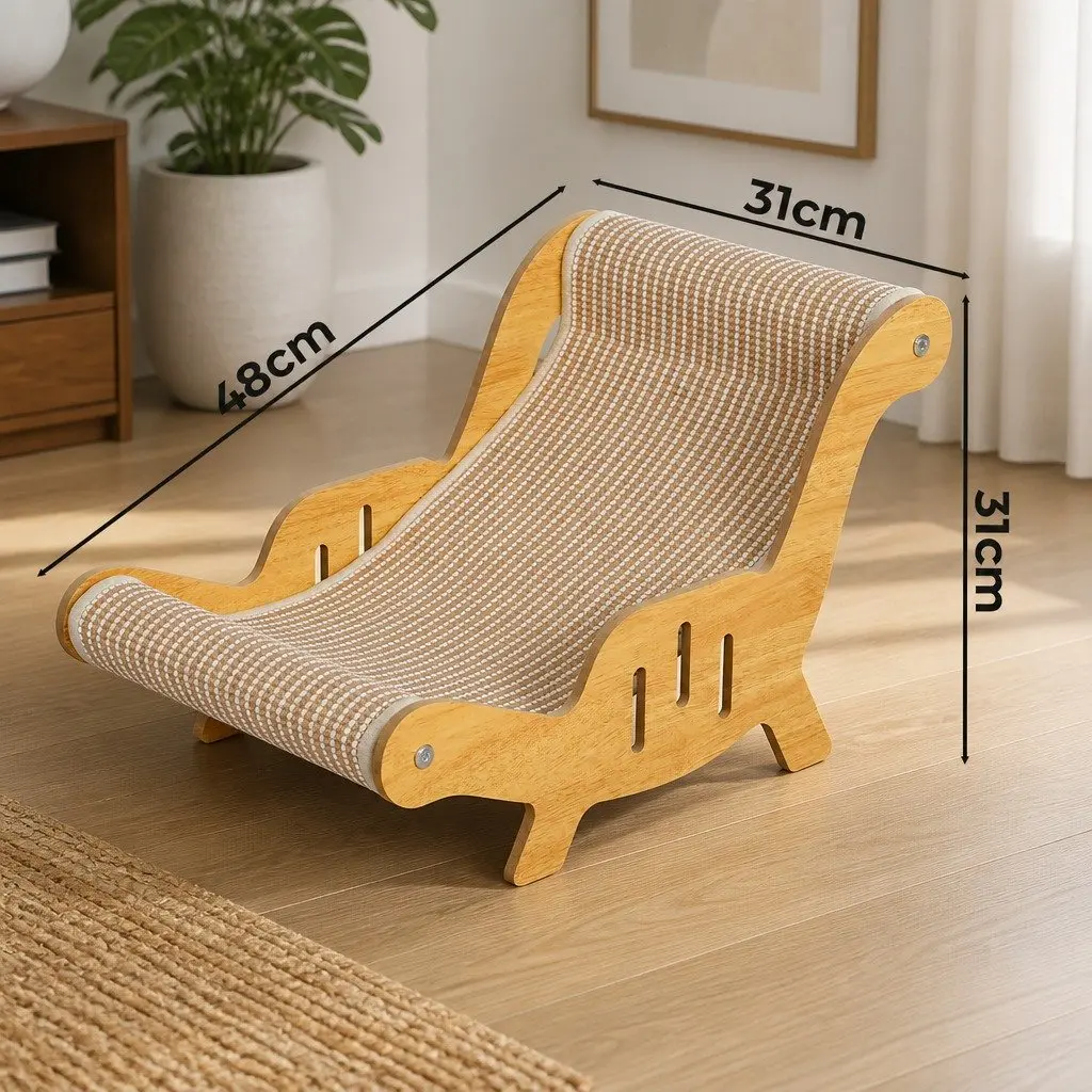 Cat Scratcher Bed Lounge Chair Indoor Furniture 48cm L x 31cm W x 31cm H