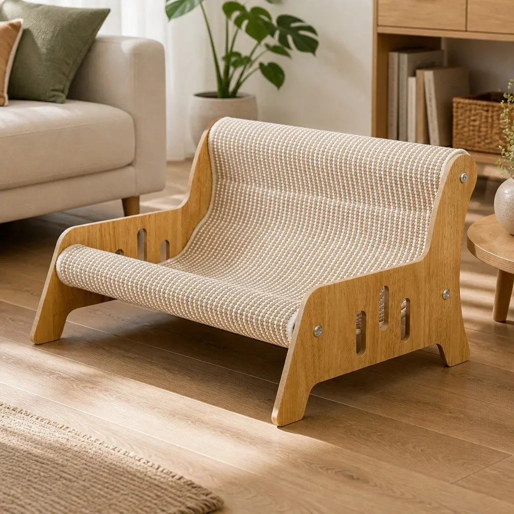 Cat Scratcher Bed Lounge Chair Indoor Furniture 52cm