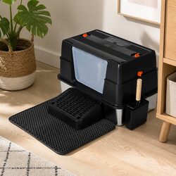 Specifications of Large Enclosed Stainless Steel Cat Litter Box