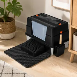 Specifications of Large Enclosed Stainless Steel Cat Litter Box