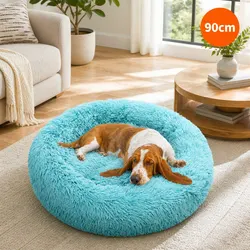 90cm Dog Bed with Polyester Cover and Polypropylene Cotton Filling