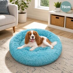 Round Pet Dog Bed 70cm Green - High Quality