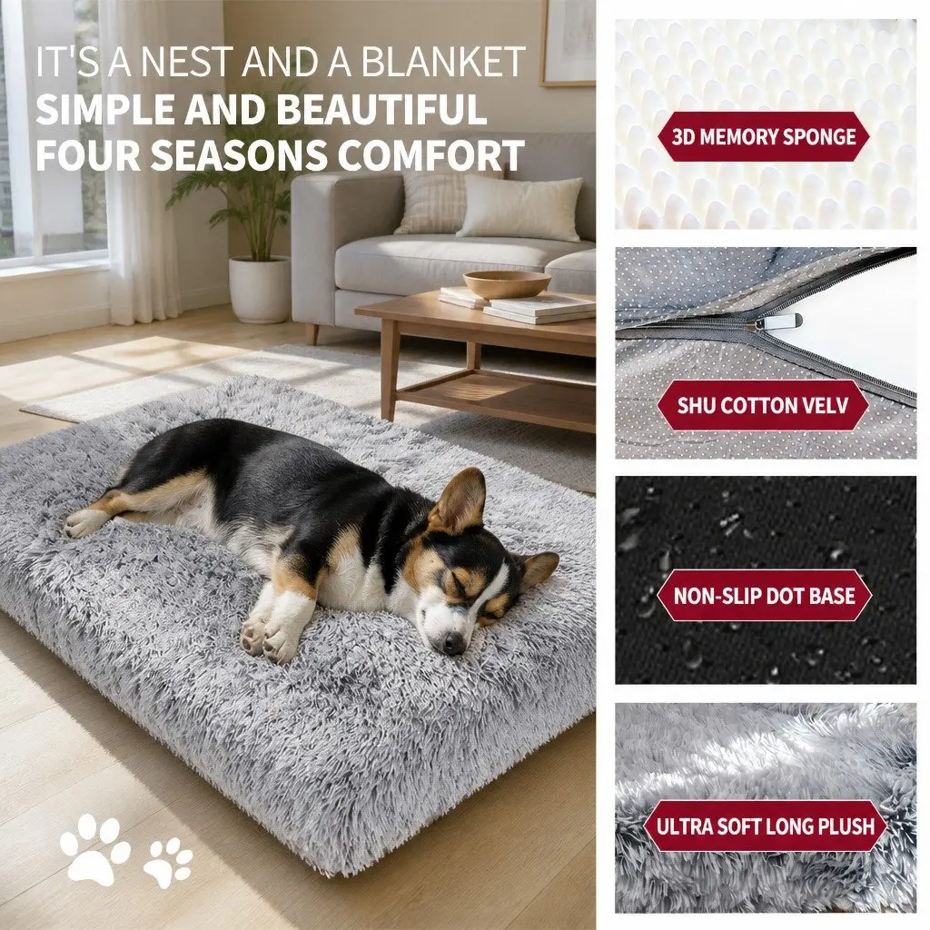 Pet Bed for Dogs Indoor Outdoor Use L Size