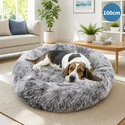 Extra Large Washable Pet Bed for Dogs and Cats 100cm