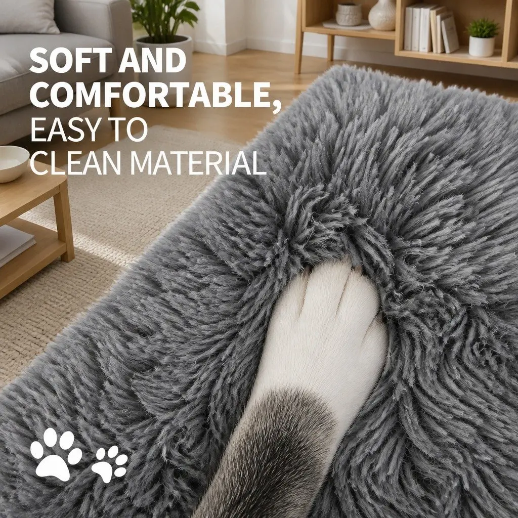 Extra Large Pet Bed for Dogs and Cats 100cm Round Washable Comfy