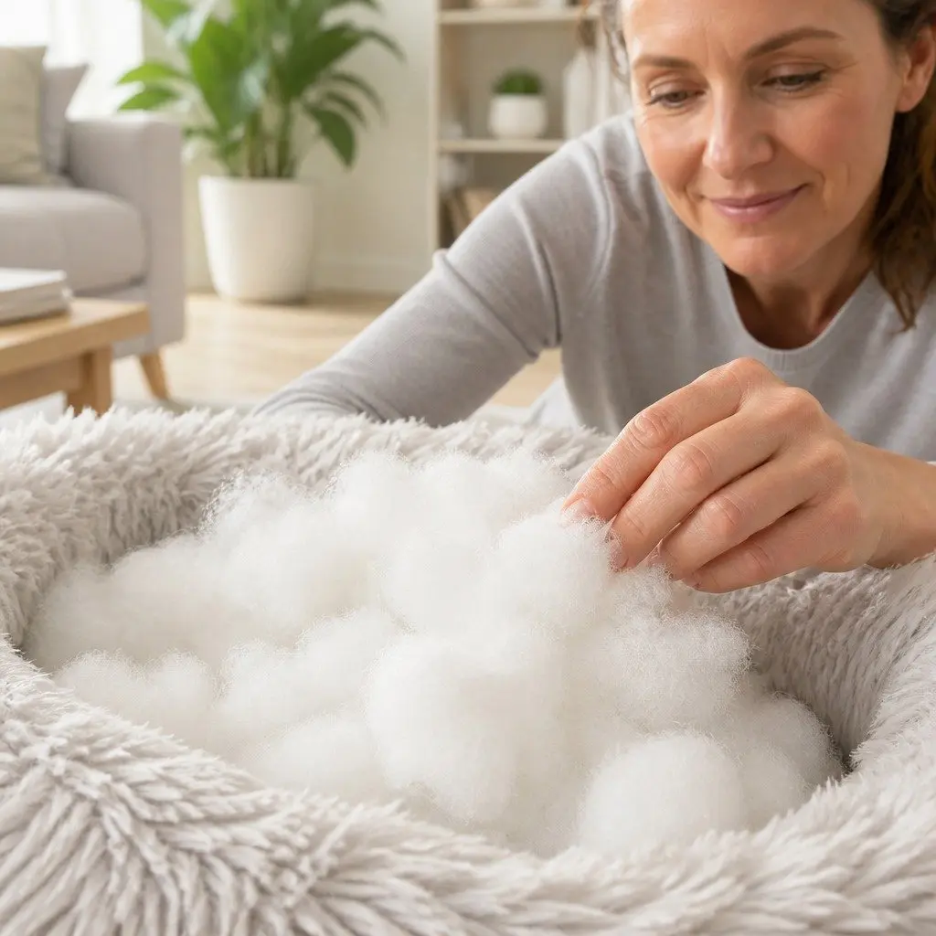 Extra Large Pet Bed for Dogs and Cats 100cm Round Washable Comfy