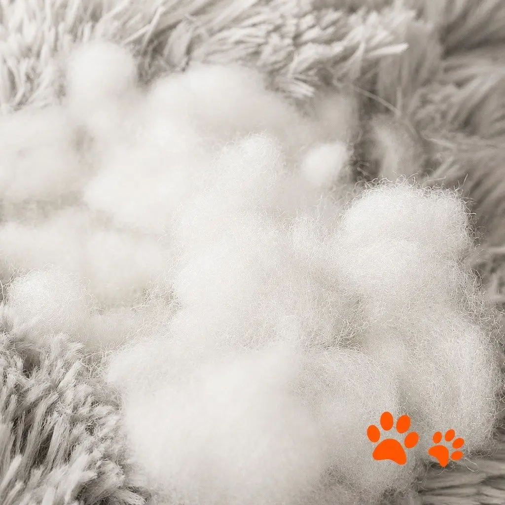Pet Bed Round Nest for Dogs and Cats 70cmx70cmx20cm
