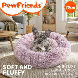 Pet Bed Specifications: Large Comfy Donut Cushion