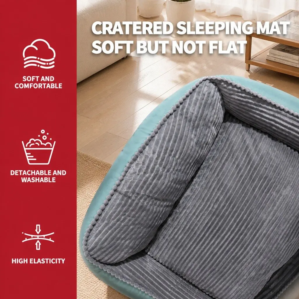Dog Bed for Pets Soft Warm Removable Washable High Back S Size