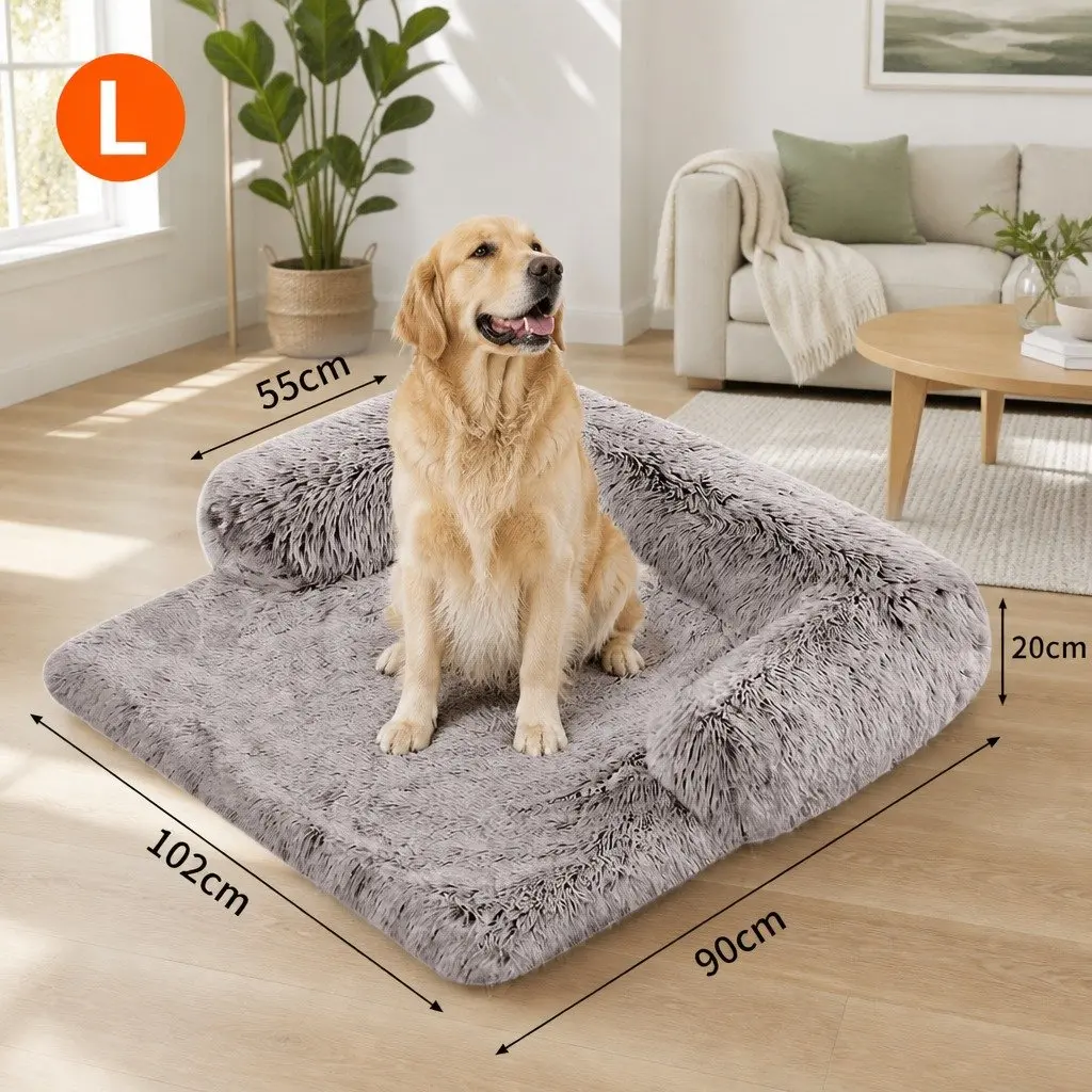 Dog Sofa Bed Protector Plush Mat Large
