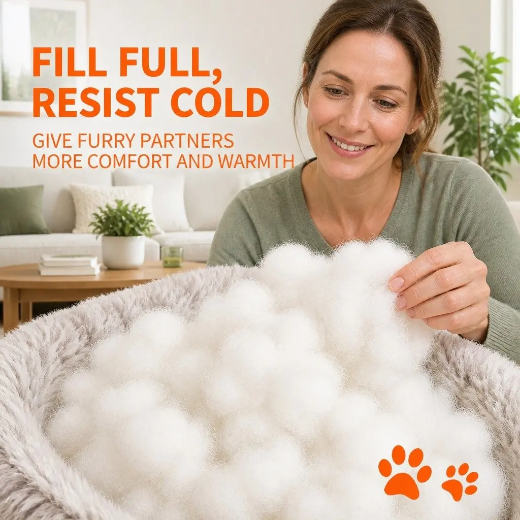 Pet Sofa Bed for Dogs Calming Cushion Plush Mat Small Size