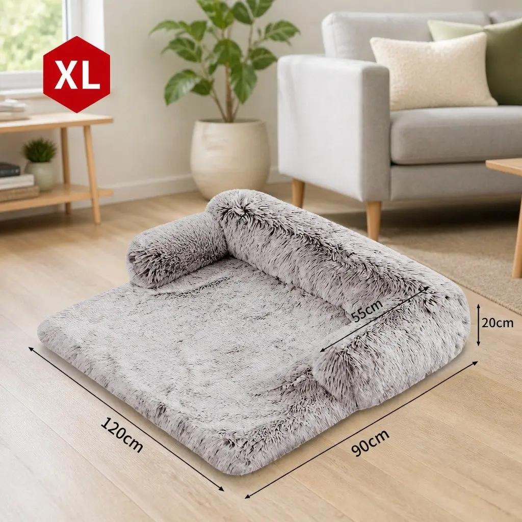 XL Dog Couch Protector with Plush Cover