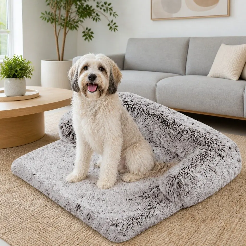 XL Dog Couch Protector with Plush Cover