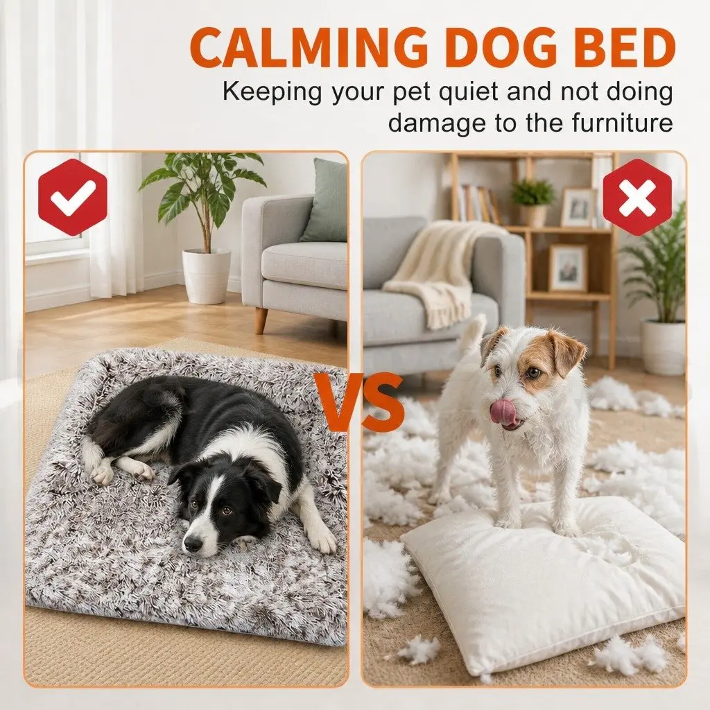 XL Dog Couch Protector with Plush Cover