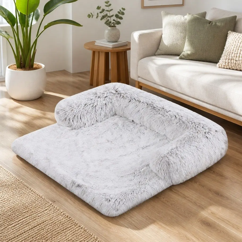 Pet Sofa Bed Calming Waterproof Cover Protector Slipcover Dog Cat Furniture M