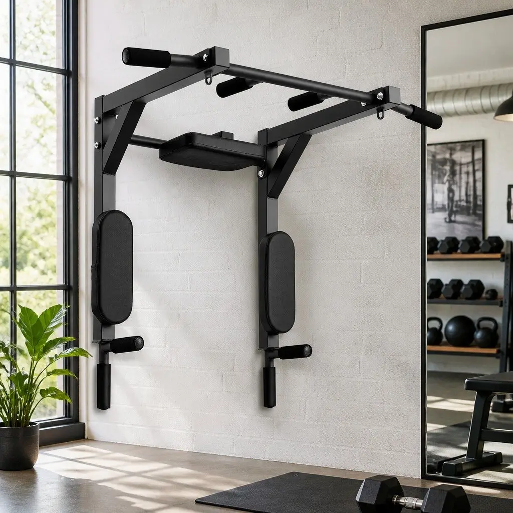 Multi Gym Pull Up Bar Dip Station