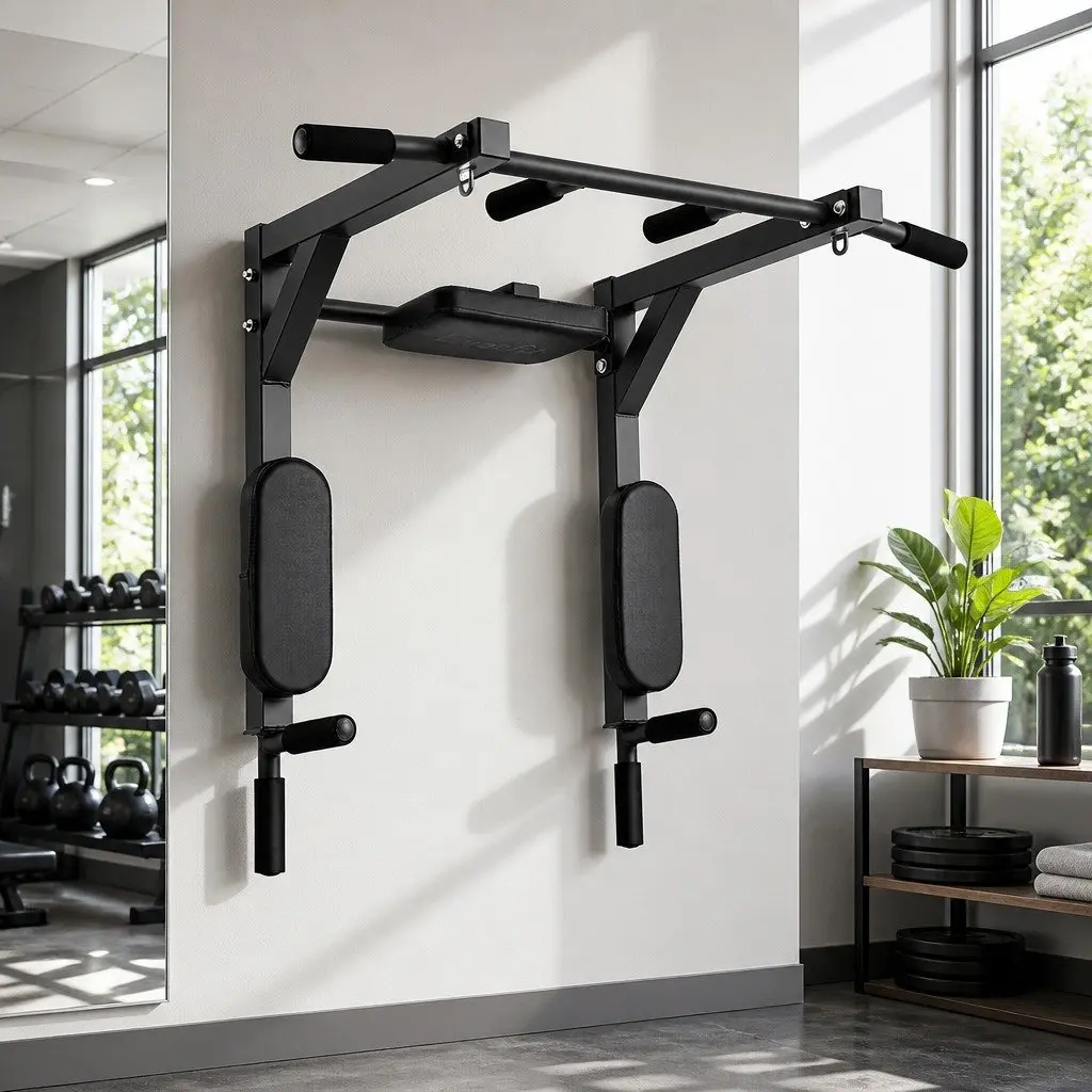 Multi Gym Pull Up Bar Dip Station