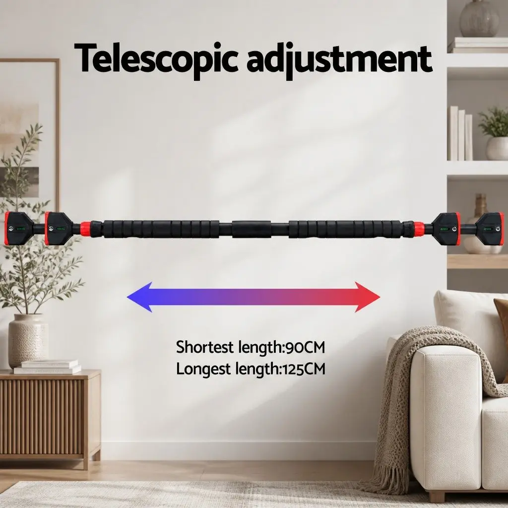 Pull Up Bar Doorway Adjustable 90-125cm Gym Bar