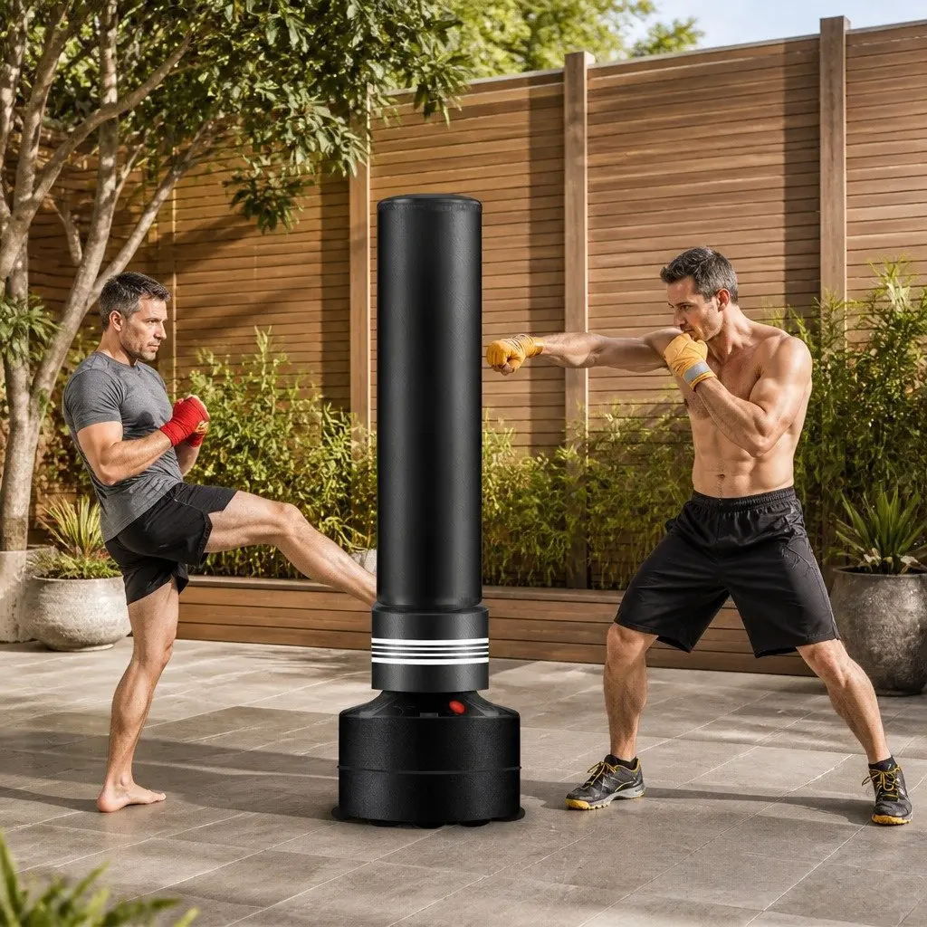 Free Standing Punching Bag for Boxing and Martial Arts Training 50cm x 50cm x 170cm