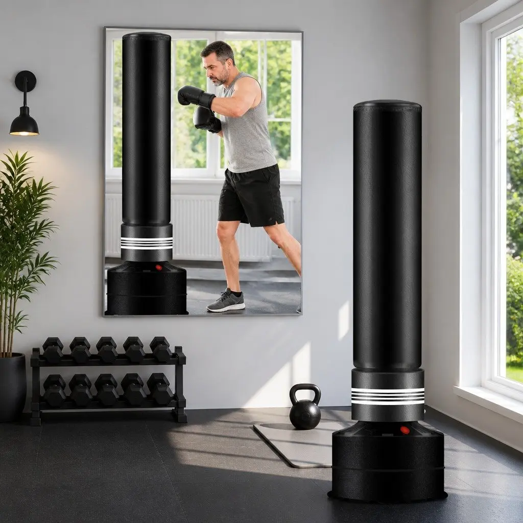 Free Standing Punching Bag for Boxing and Martial Arts Training 50cm x 50cm x 170cm