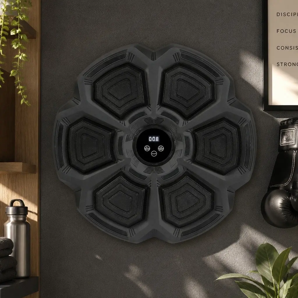 Electronic Music Punching Box Wall Mounted 9 Speed Modes Bluetooth Home Fitness