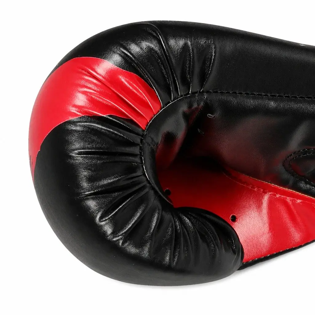 Boxing Gloves 8OZ for MMA Training Sparring and Punch Bag Black