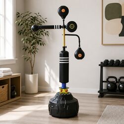 Boxing Speed Ball Free Standing Punching Bag Adjustable Height Reflex Training