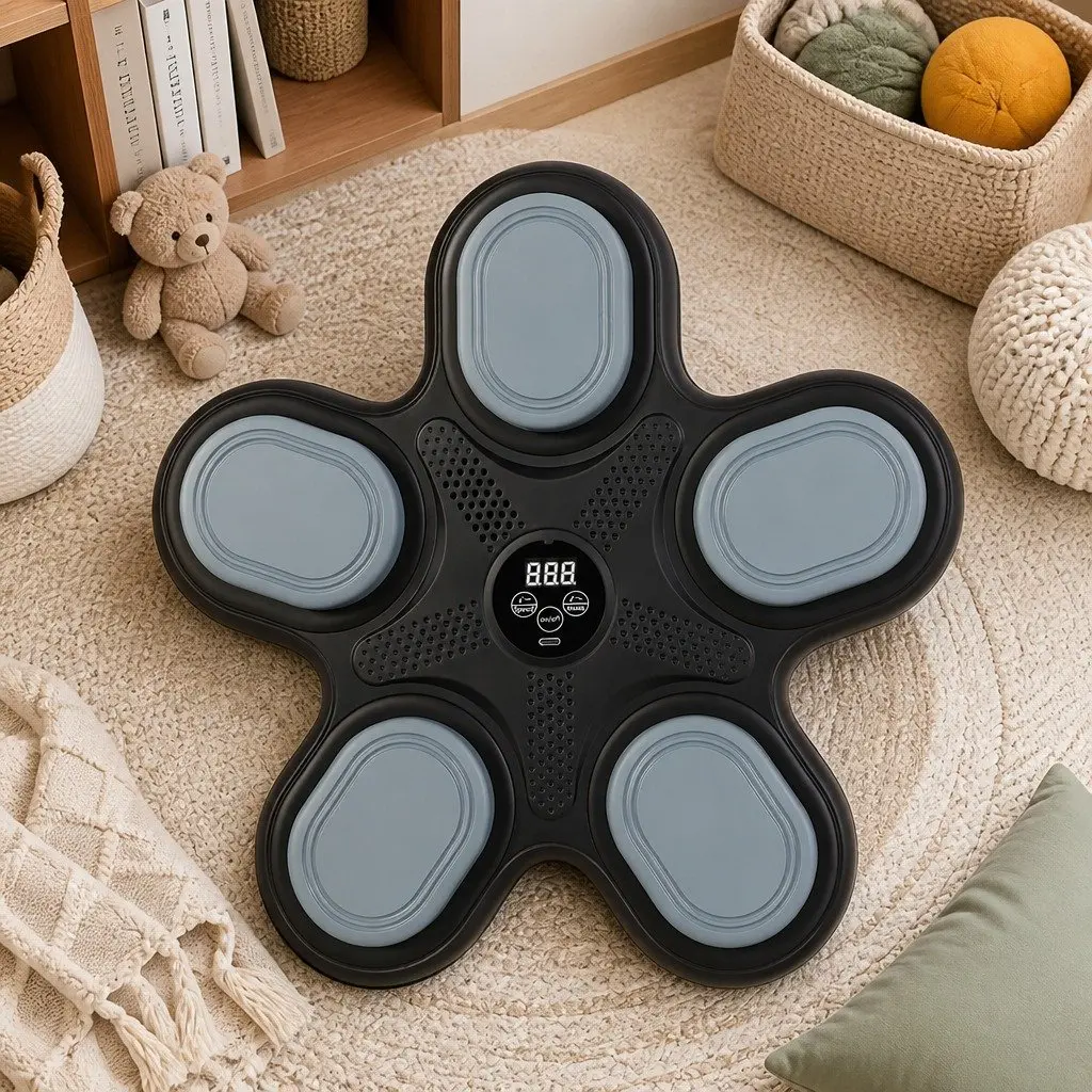 Kids Music Boxing Machine with 10 Speeds 9 Modes Smart Display Bluetooth