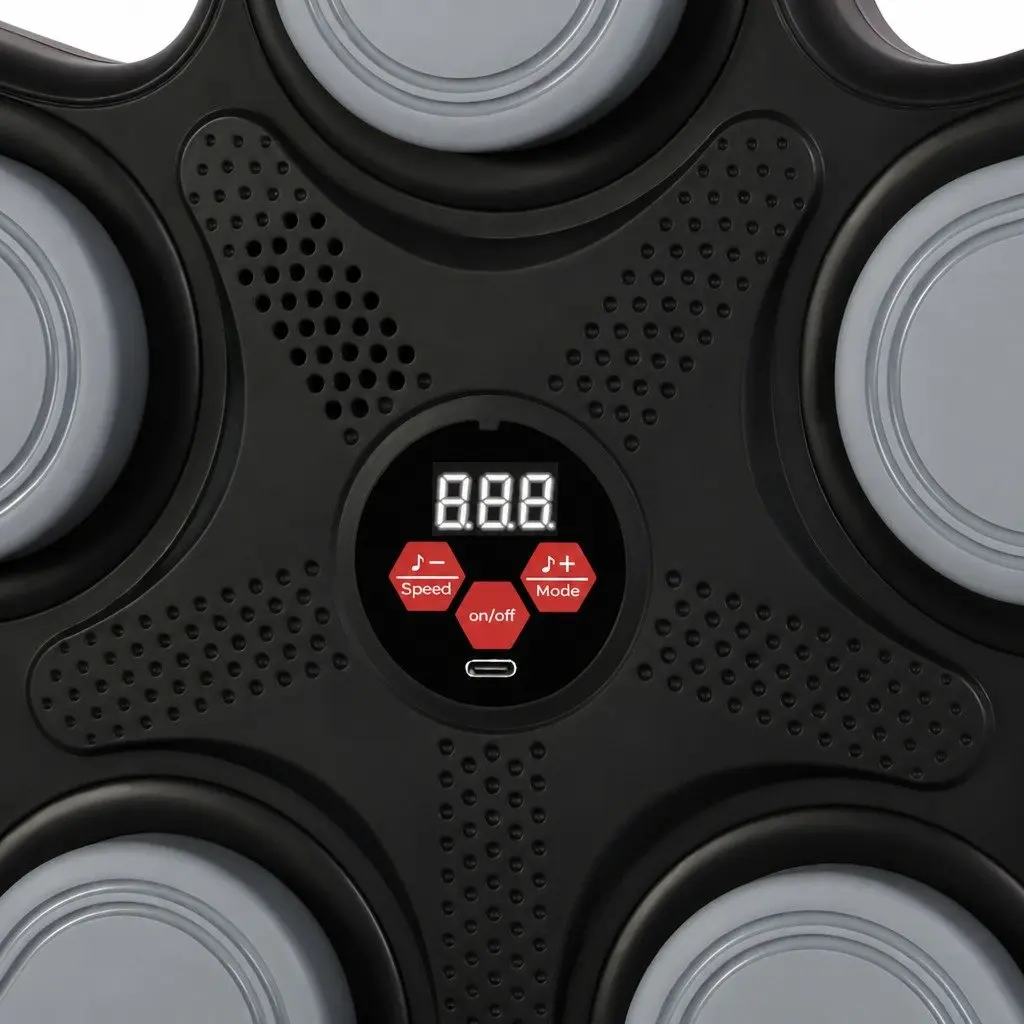 Kids Music Boxing Machine with 10 Speeds 9 Modes Smart Display Bluetooth