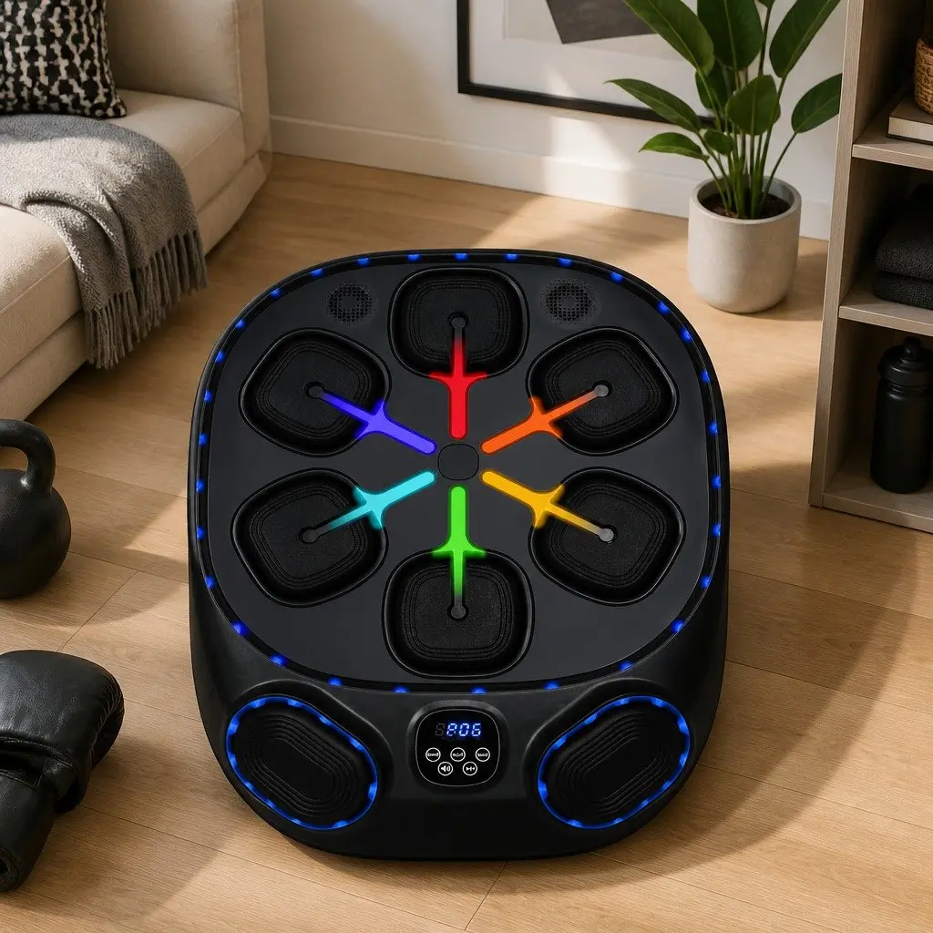 Smart Music Boxing Machine Wall Mount Home Gym Training Workout 10 Speed 9 Modes