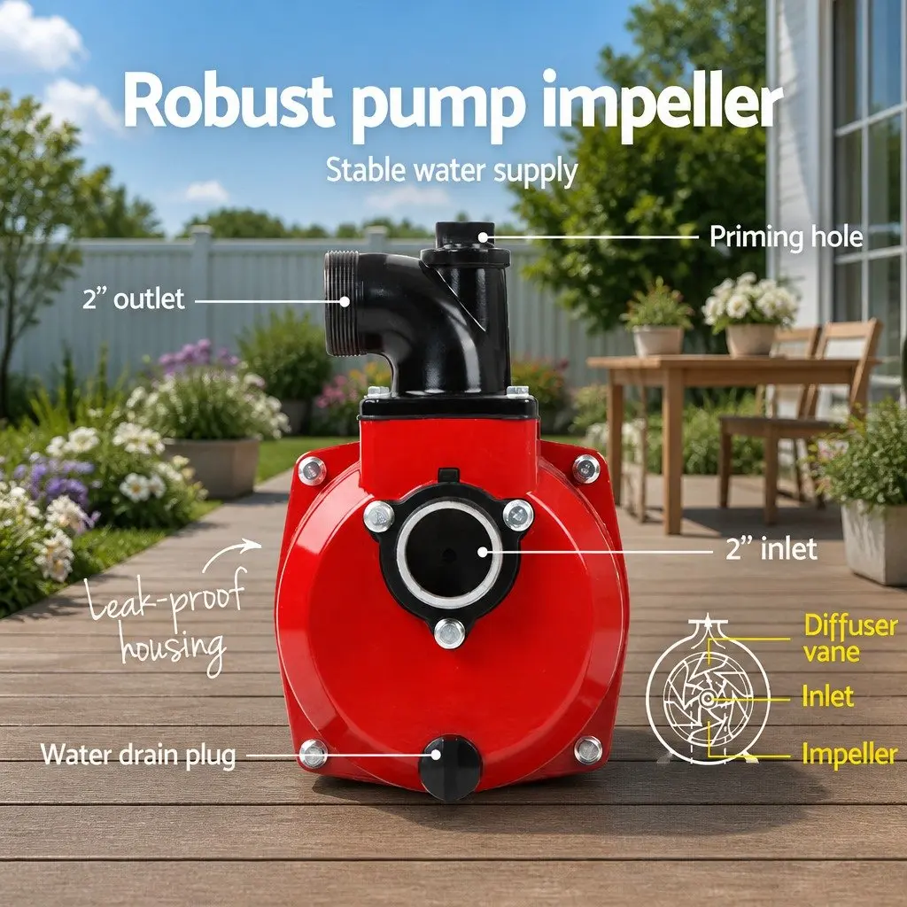 7HP 2" High Flow Petrol Water Pump