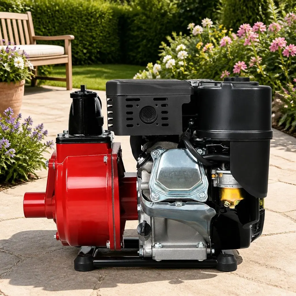 2 Inch Petrol Water Pump for Irrigation Garden Farm Pond 210cc 7HP High Flow Transfer