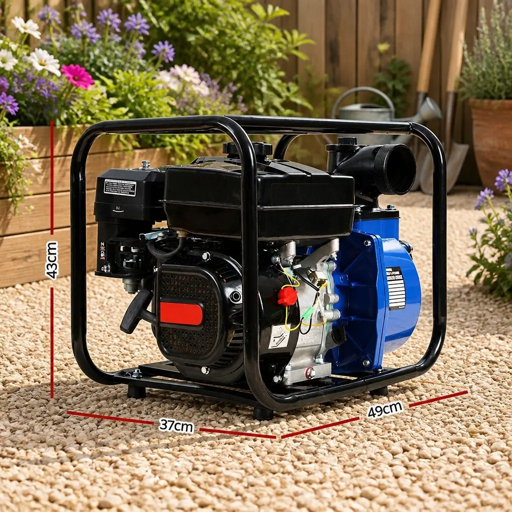 3 Inch Petrol Water Pump for Farm and Garden 7HP 210cc 4 Stroke High Flow Irrigation Transfer Pump