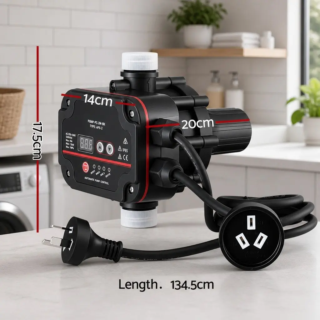 16A 1.5kW Digital Water Pump Controller with Adjustable Pressure