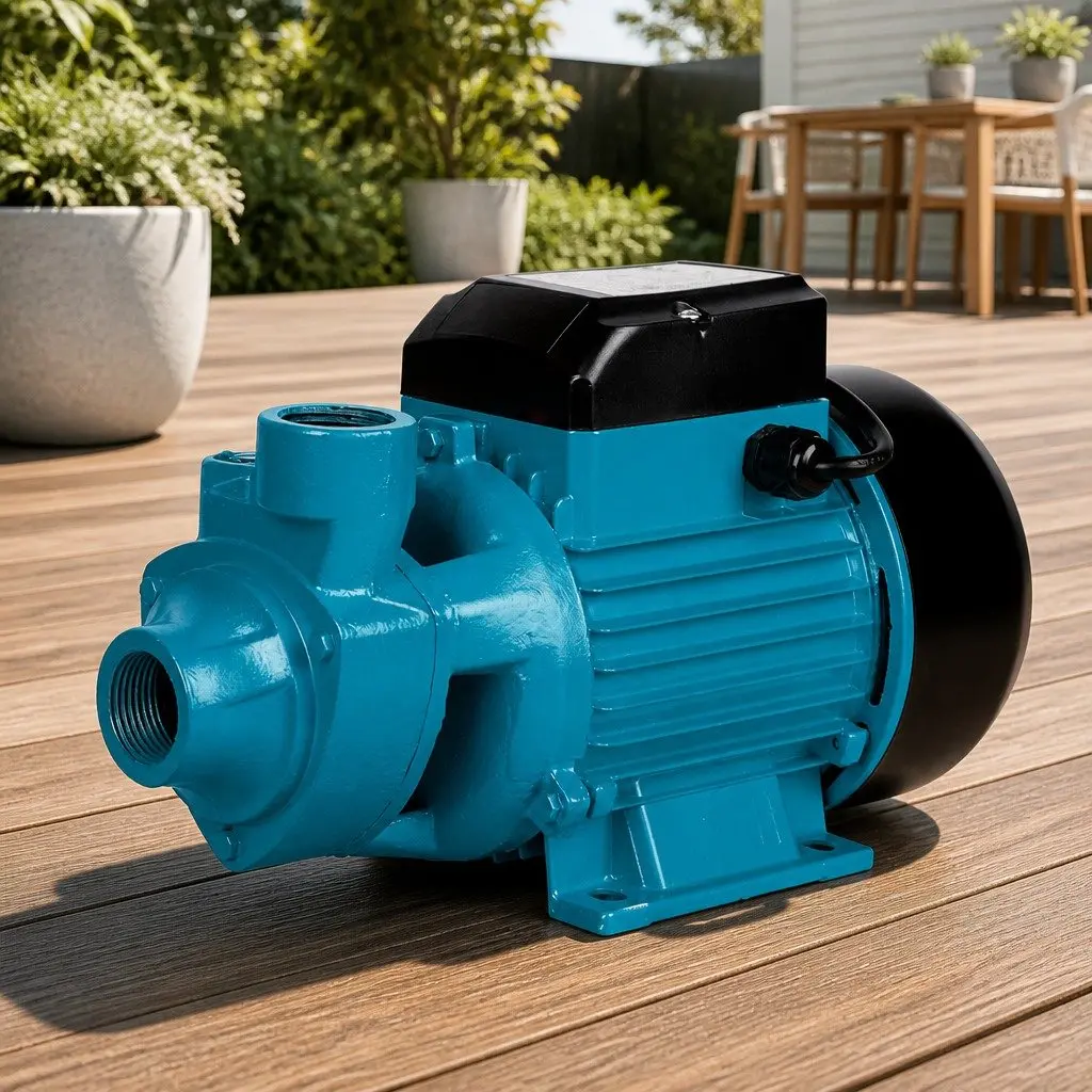 Water Pump 750W Garden Irrigation Pool Booster Auto Car Wash Pressure QB80 Blue