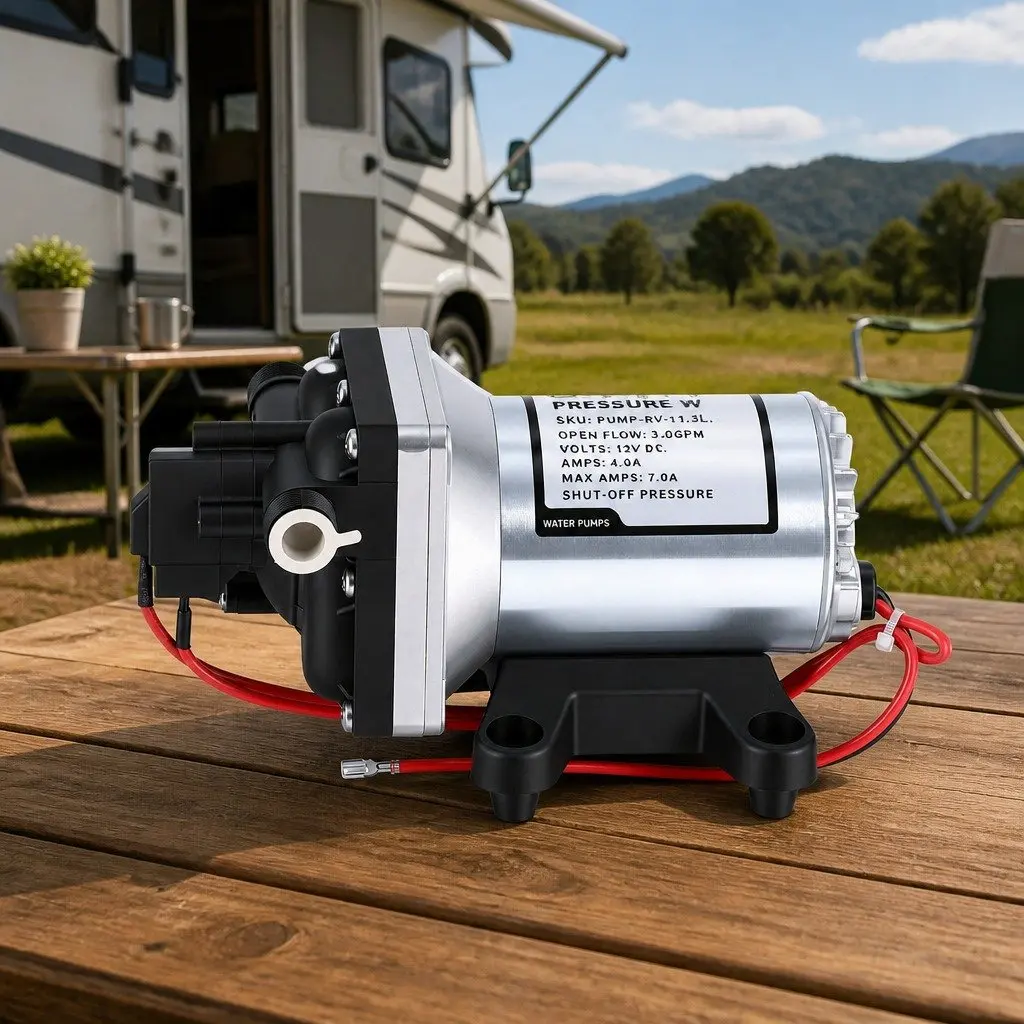 12V Water Pump High Pressure Self Priming 11.3LPM Auto Switch RV Caravan Boat
