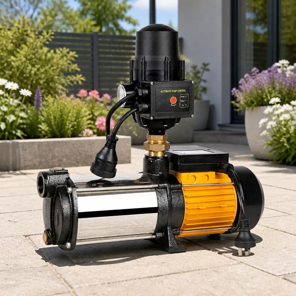 4 Stage Garden Water Pump Irrigation Booster 2000W High Pressure Transfer Pump